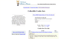 Desktop Screenshot of cookiejars.icollectorbazaar.com