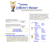 Tablet Screenshot of icollectorbazaar.com