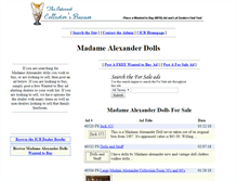 Tablet Screenshot of madamealexander.icollectorbazaar.com