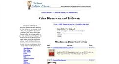 Desktop Screenshot of dinnerware.icollectorbazaar.com