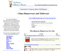 Tablet Screenshot of dinnerware.icollectorbazaar.com