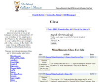 Tablet Screenshot of glass.icollectorbazaar.com